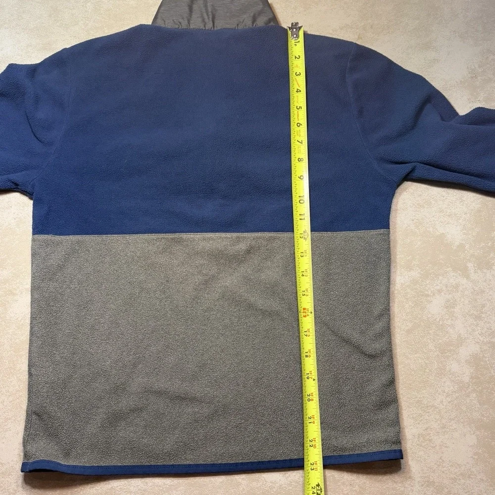 The North Face Youth XL Blue Gray Fleece Half Zip Pullover Jacket Teen
